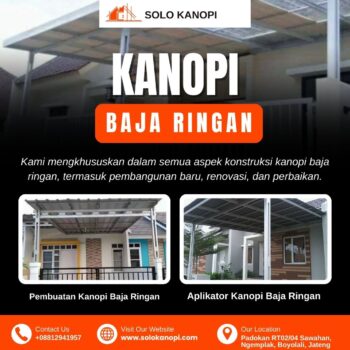 Kanopi Bajaringan Solo Harga Permeter