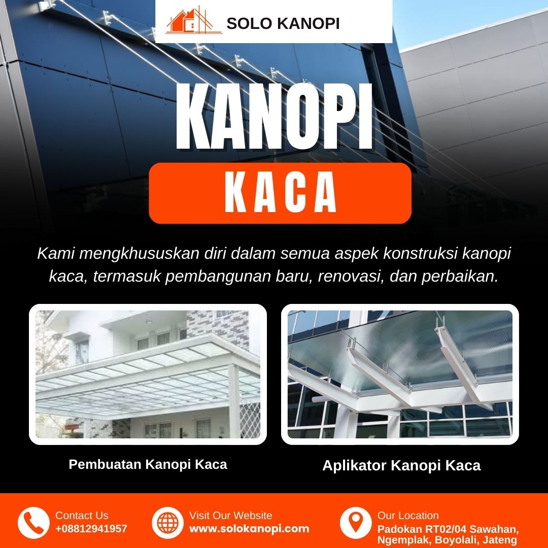 Kanopi Kaca Solo